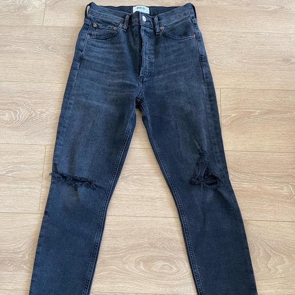 EUC Agolde Nico High Rise Slim Jeans sz 25 - Picture 2 of 5